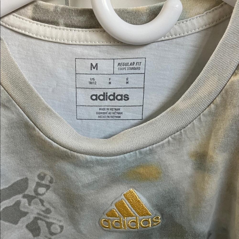 Adidas Kids T-Shirt - Blue, Gray, and Yellow - Picture 5 of 5